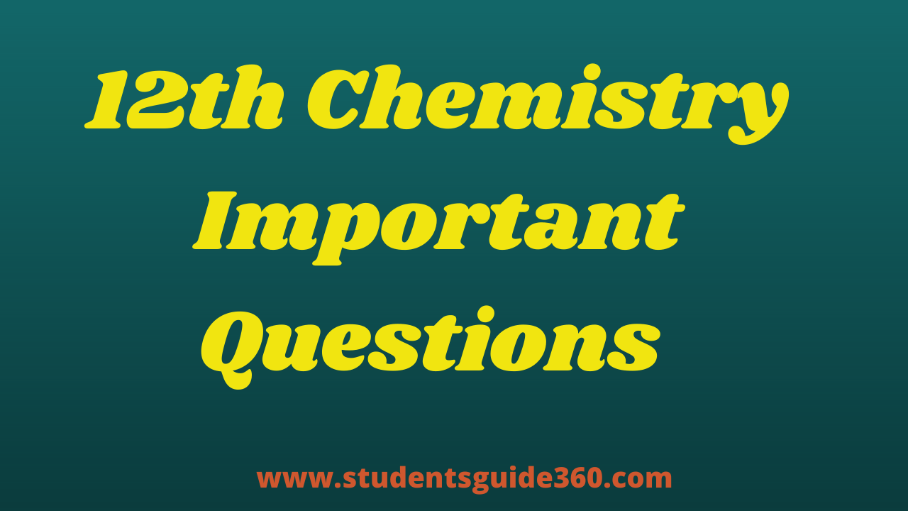 12th Chemistry 1 Marks Organic nitrogen compounds: