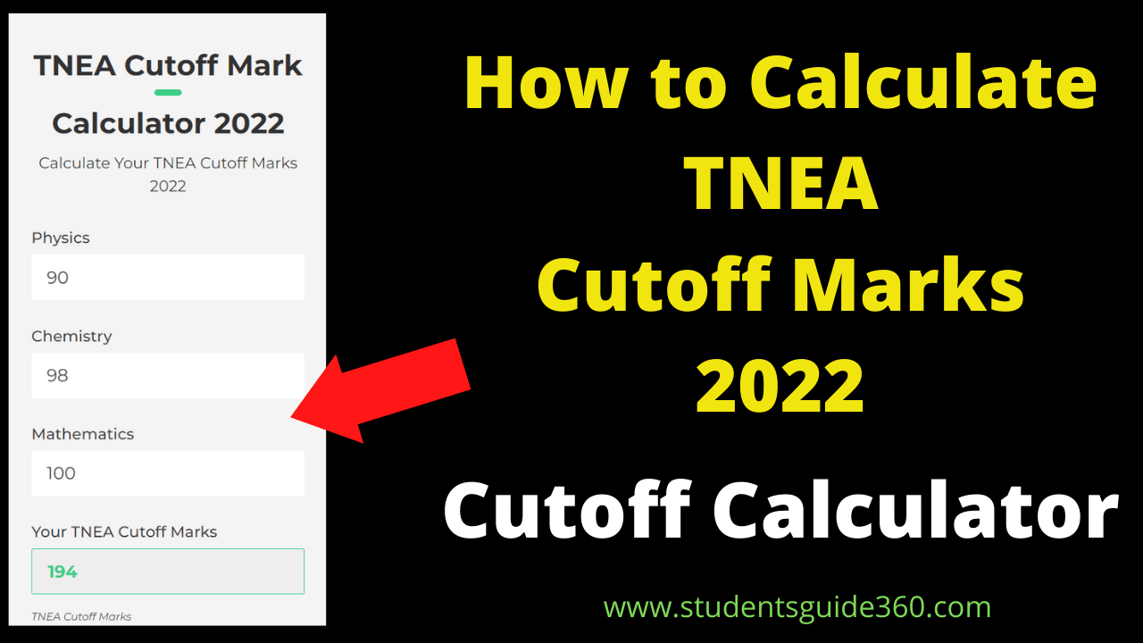 You are currently viewing How to Calculate TNEA cutoff Marks
