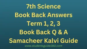 Read more about the article 7th Science Book Back Answers