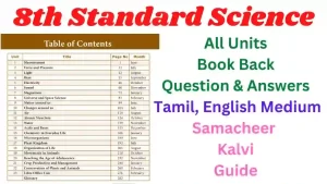 Read more about the article 8th Science Book Back Answers