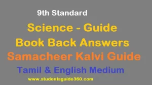 Read more about the article 9th Science Guide Lesson 22 Book Answers