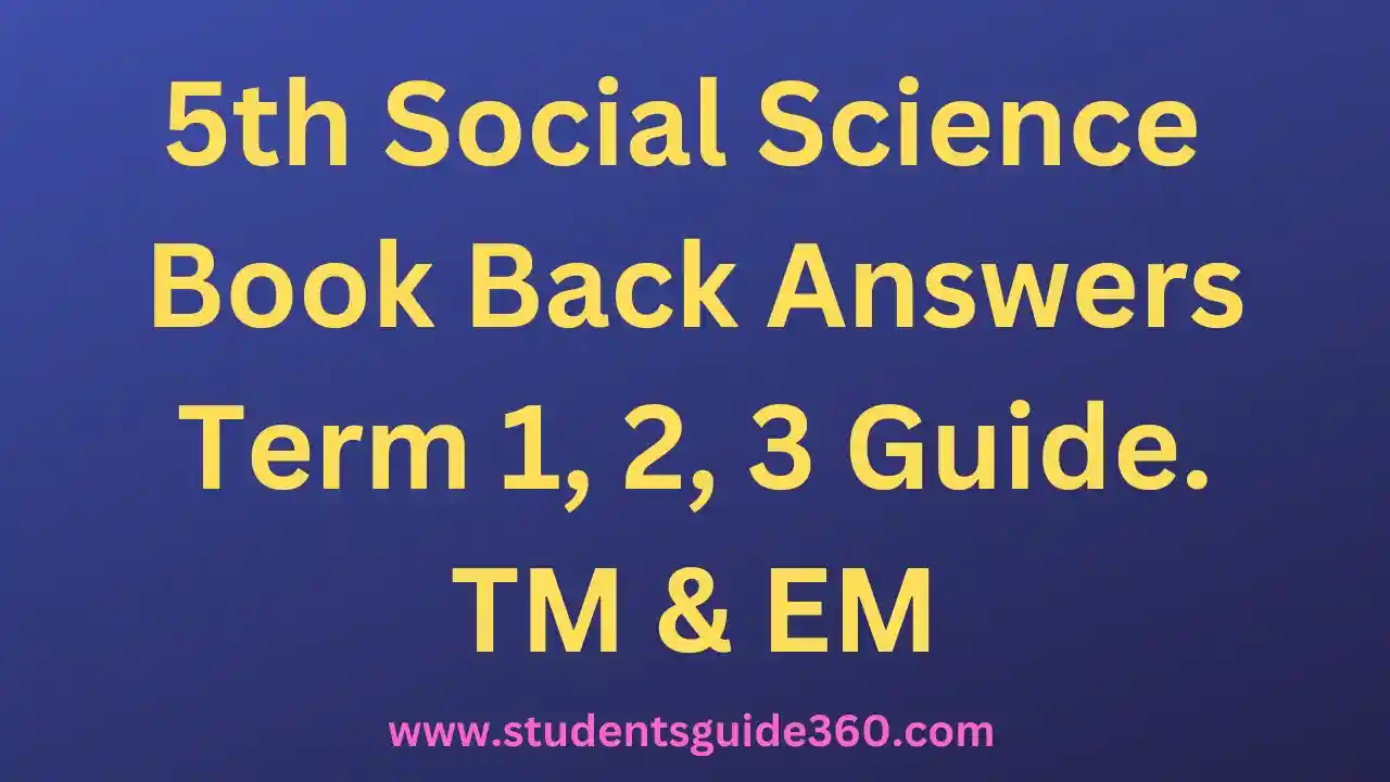 Read more about the article 5th Social Science Guide