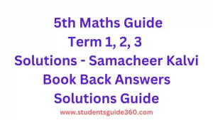 Read more about the article TN 5th Maths Guide