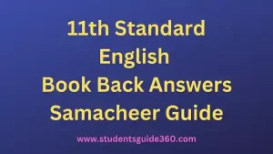 Read more about the article 11th English Guide Lesson 1 Supplementary After Twenty Years