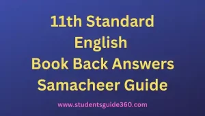 Read more about the article 11th English Guide Lesson 2 Supplementary A Shot In the Dark