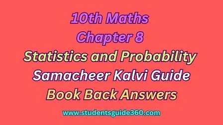 Read more about the article 10th Maths Chapter 8 Statistics and Probability Exercise 8.5