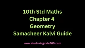 Read more about the article 10th Maths Chapter 4 Geometry Exercise 4.4
