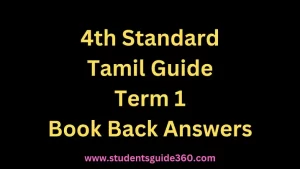 Read more about the article 4th Tamil Guide Term 1 Lesson 2