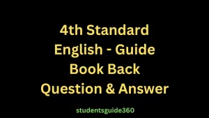 Read more about the article 4th English Guide Term 2 Lesson 2 Poem What Do Humans Save?