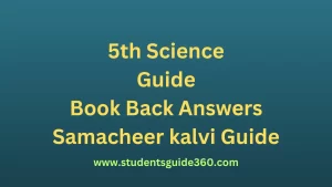 Read more about the article 5th Science Guide Term 3 Lesson 1 Our Environment