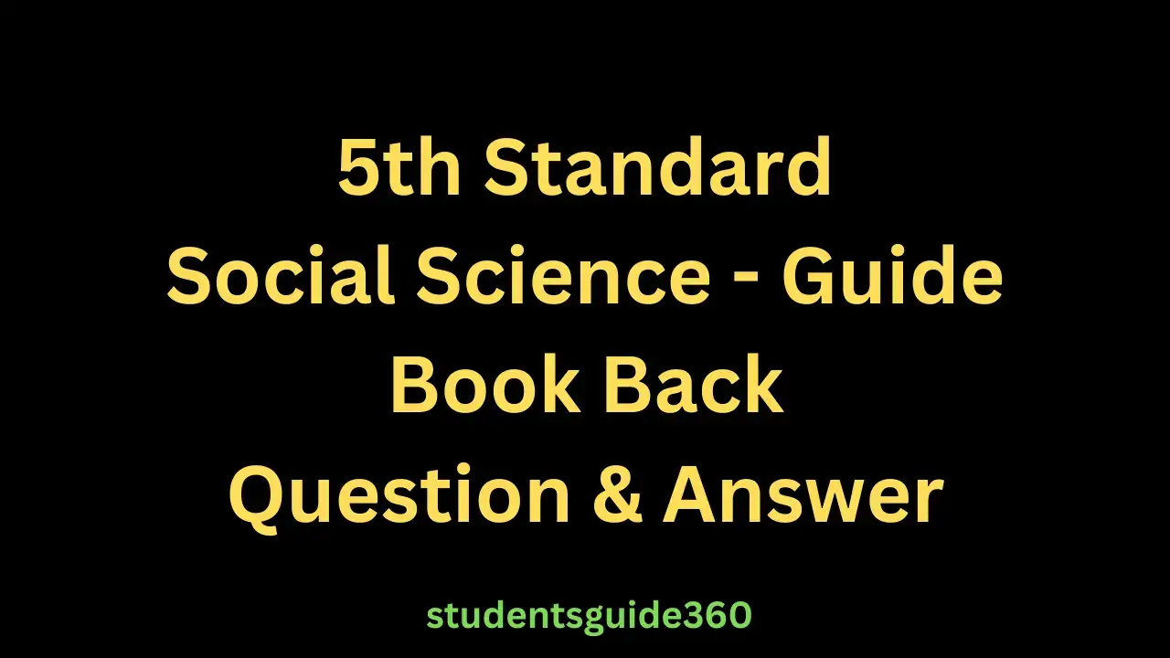 You are currently viewing 5th social Science Guide Term 1 Lesson 3 Good Citizen
