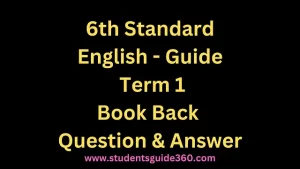Read more about the article 6th English Guide Term 1 Unit 2 The Apple Tree and the Farmer