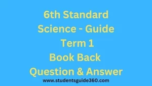 Read more about the article 6th Science Guide Term 1 Unit 4 The Living World of Plant