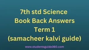 Read more about the article 7th Science Guide Term 2 Lesson 5 Basis of Classification