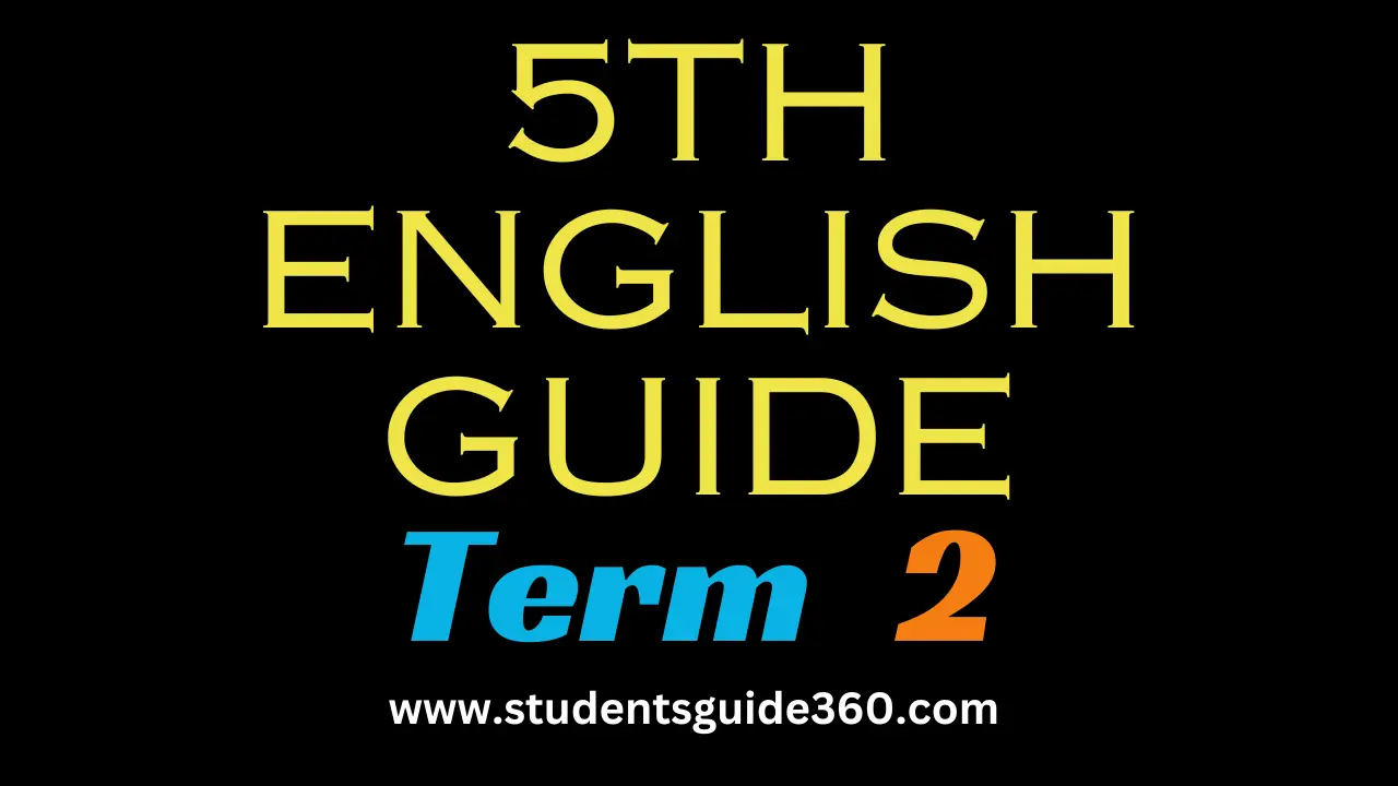 5th English Guide Term 2 book back answers 