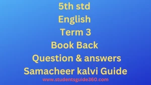 Read more about the article 5th English Guide Term 3 Lesson 2 The New Start