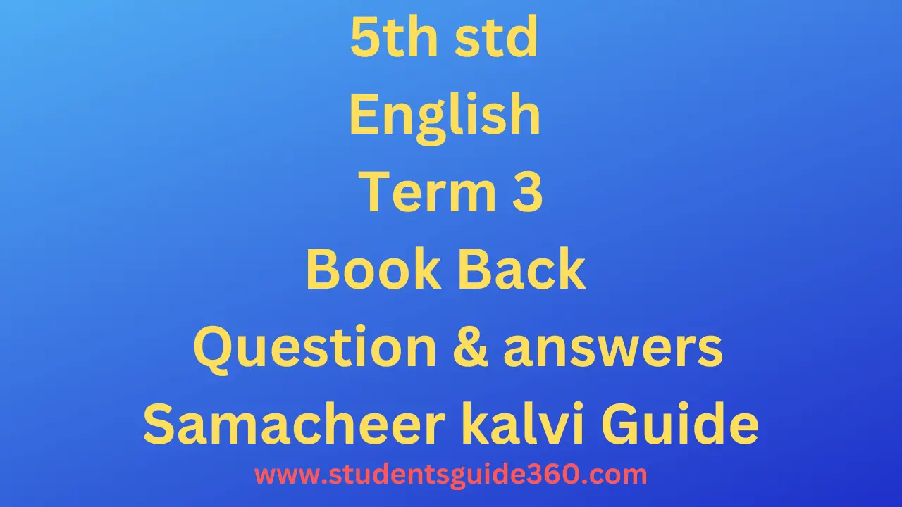 You are currently viewing 5th English Guide Term 3 Lesson 2 The New Start
