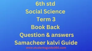 Read more about the article 6th Social Science History Guide Term 3 Lesson 3 The Age of Empires: Guptas and Vardhanas