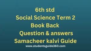 Read more about the article 6th Social Science Civics Guide Term 2 Lesson 2 The Constitution of India