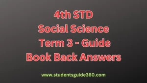 Read more about the article 4th Social Science Guide Term 3 Lesson 1 Tamils Around The World