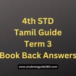4th Tamil Term 3 Guide Lesson 9