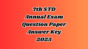 Read more about the article 7th Science Annual Exam Question Paper 2025