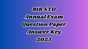 Read more about the article 8th English Annual Exam Question Paper 2025